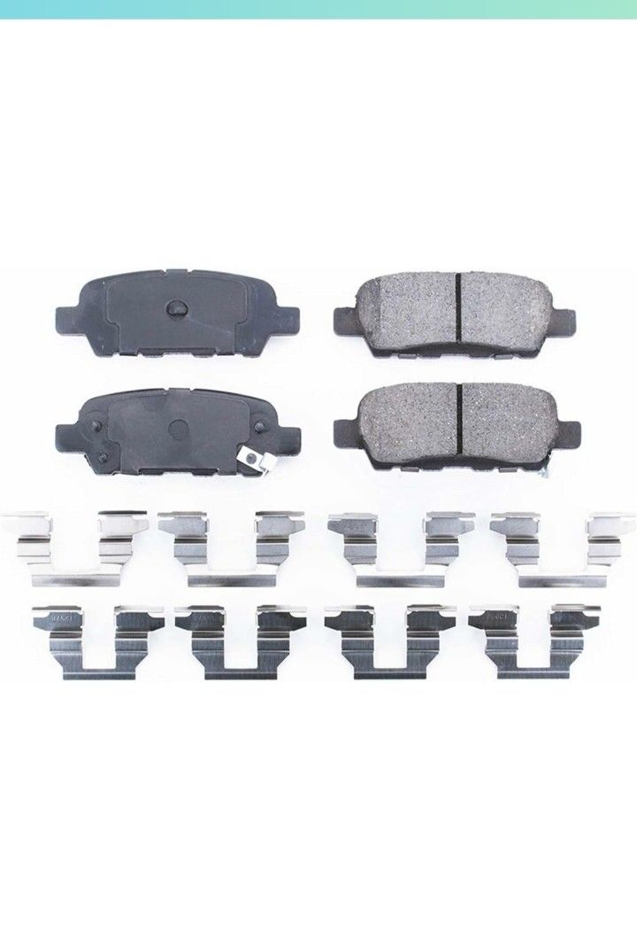 Power Stop 17-905 Rear Z17 Ceramic Brake Pads with Hardware For Infiniti EX35, Nissan 350Z 370Z Altima , Juke, Maxima, Murano,pathfinder, Quest,sentra