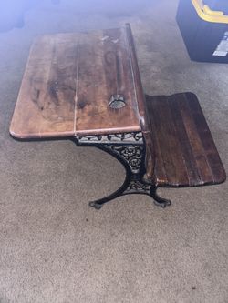 Antique Victorian Orion School Desk #5 Circa 1887