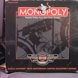 HARLEY-DAVIDSON MONOPOLY GAME
