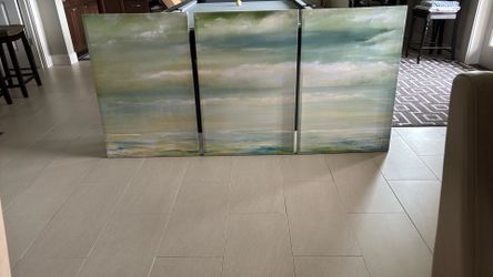 Sea & Sky 3 piece wall art