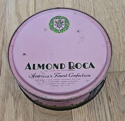Vintage Almond Roca Tin