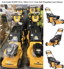 Cub Cadet SC900 23 in. 190cc 3-in-1 Gas Self-Propelled Lawn Mower