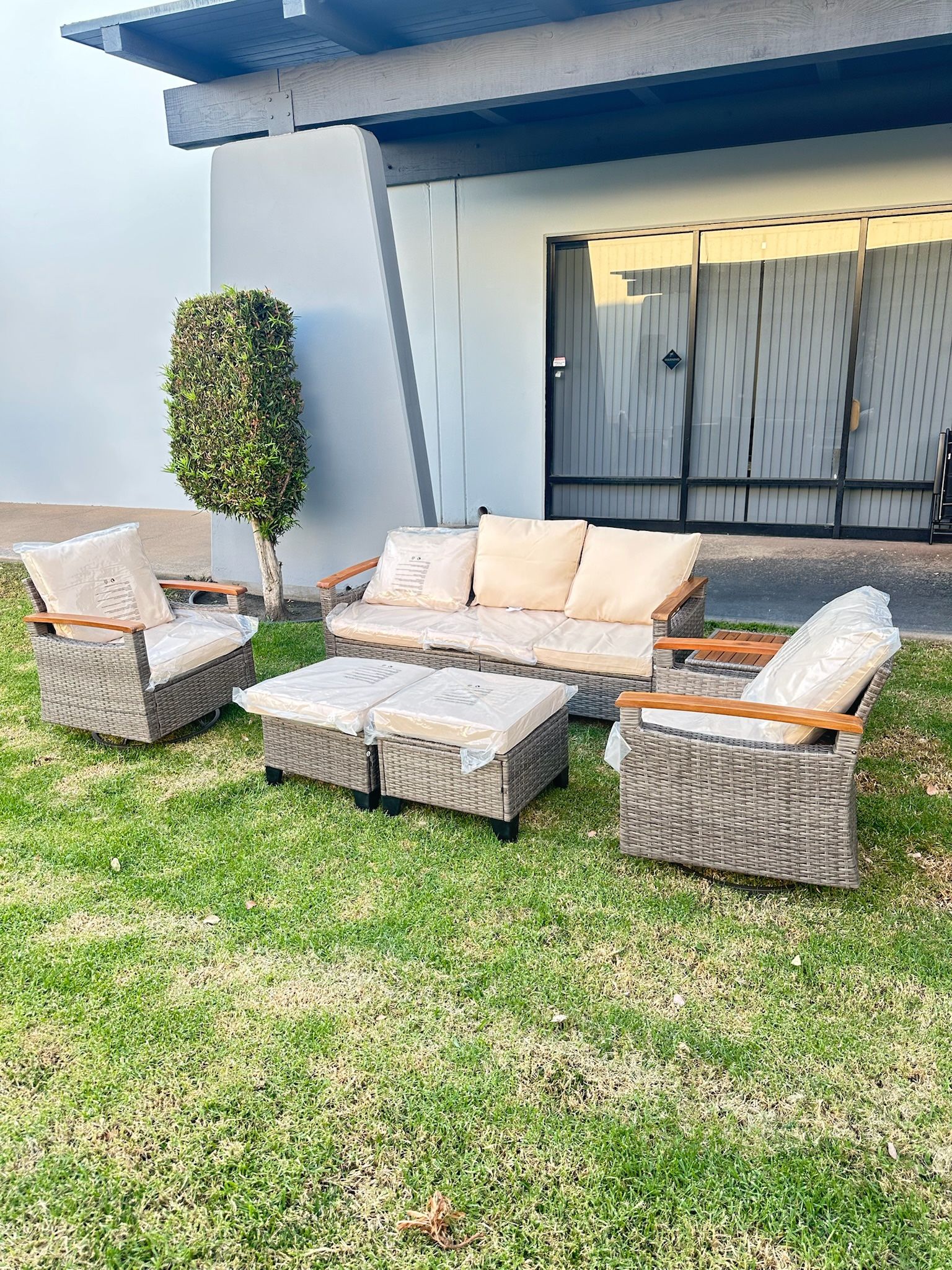 Outdoor 6pc Patio Furniture Set 