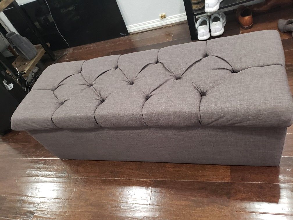 Shoe storage upholstered Bench