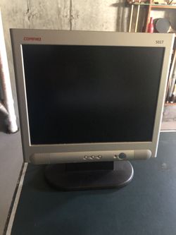 Compaq 5017 Flat Screen Monitor. 15” Viewable Screen,