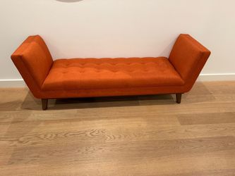 Orange Ottoman