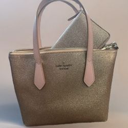 Kate Spade ♠️ Set Wallet Like New Crossbody Purse Has A Coffe Stain Inside 