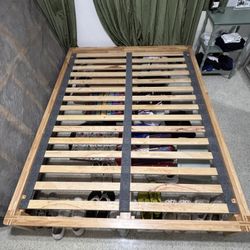 Wooden Low Rise Queen Bed Frame 