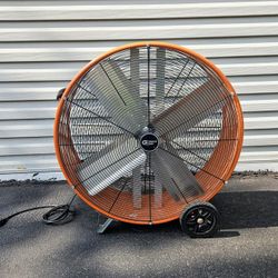 30 in. Heavy Duty 2-Speed Direct Drive Drum Fan!