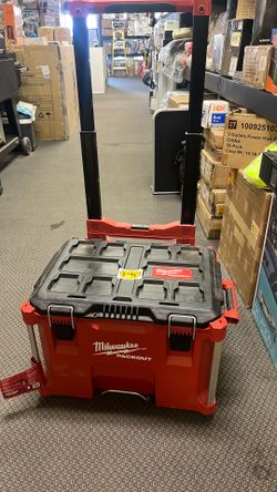 Milwaukee PACKOUT 22 in. Rolling Modular Tool Box Low Profile Handle