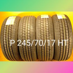 4 New Tires  P 245/70/17 HT  $ 503 Llantas Nuevas