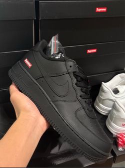 Supreme black af1