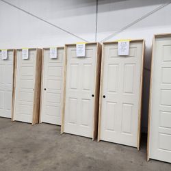 PREHUNG INTERIOR DOORS ON SALE, REMODEL YOUR HOUSE TODAY. 5 AND 6 PANELS INTERIOR DOORS. 
