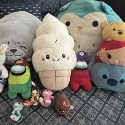Squishmallows  And Other Plushies 