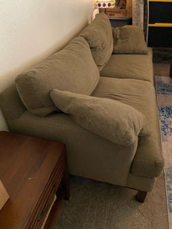 Down feather sofa