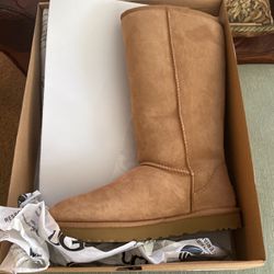 UGG Classic Tall Tan Boots Size 12 Brand New Never Been Worn !