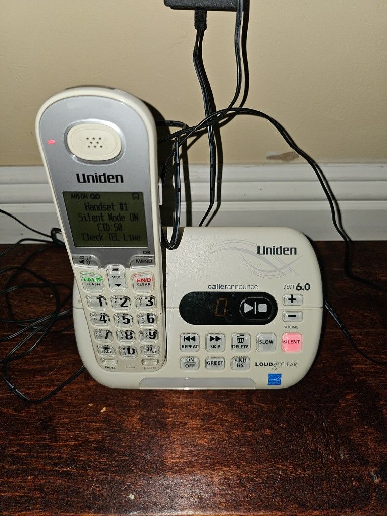Free Uniden Cordless Phones with Answering Machine for Sale in