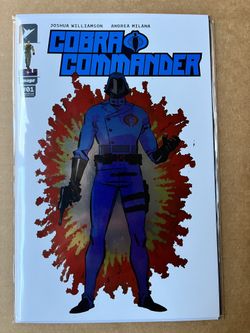 GI Joe- Cobra Commander #1 Ashcan Spot Foil  2023 NYCC eBay Exclusive LE 1000