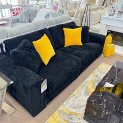 Black Color Fluffy Fabric Sectional Sofa Extra Discount Code RSG 
🔥🔥 Mention OfferUp for this Special Price!!