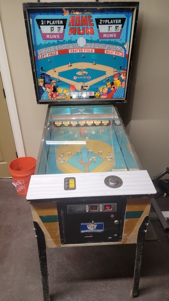 For Sale - Chicago Coins Home Run Pinball Machine