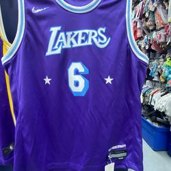 Lakers City Edition LeBron James #6 Jersey