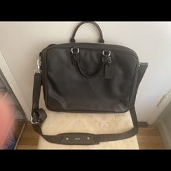 Tumi Black Saffiano Leather Briefcase - Feel Free To Ask Questions