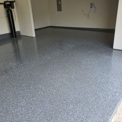 Epoxy Garage Floor And Patios.  2 Car 600