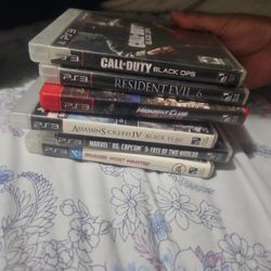 6 Ps3 Games 150
