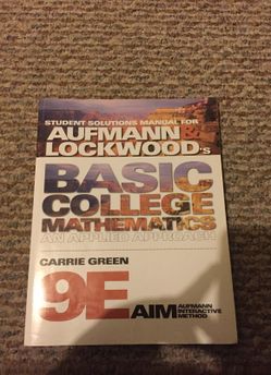 Basic college mathematics answer book
