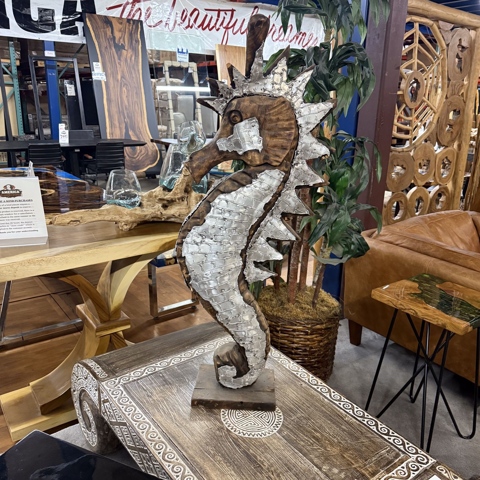 Armored Driftwood Seahorse