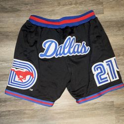 YKTK Young Kings SMU Basketball Short Black Blue Red Men's Size L