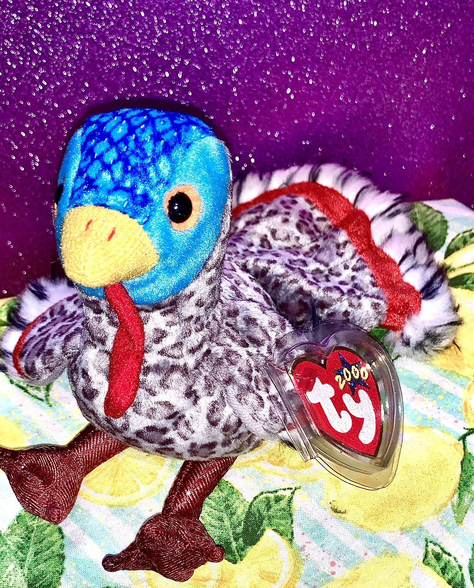 Ty Beanie Babies Lurkey The Turkey