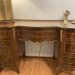 Antique French Desk Vanity 