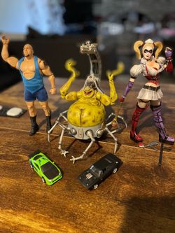 Lot of 5 Figures PlayArtsKai, ToyBiz, Mattel