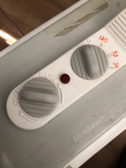 Fan and heater in excellent working condition