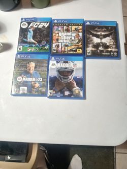 PS4 games (read description)