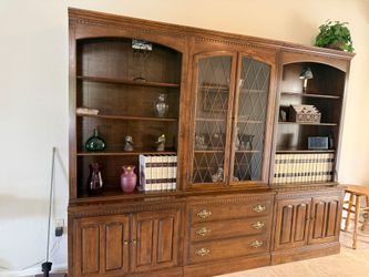 Ethan Allen 3 sectional bookcase