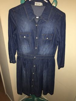 Denim dress