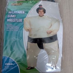 Inflatable Sumo Wrestler Halloween Costume Child/Kids $20