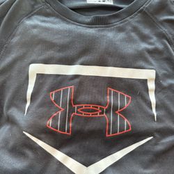 Under Armour Men's large baseball black with short sleeve, only $5 cash. Meet in person to deliver. 