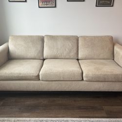 3 Seat Couch/ Sofa, Crate And Barrel Barrett 1 3 Seat Track sofa, 91 Inch 