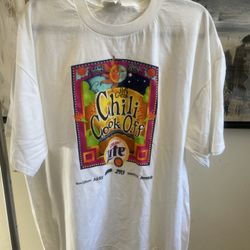 "The Great Miller Lite 22nd  Annual Chili Cook Off"  Vintage 2001 T-shirt-New XL