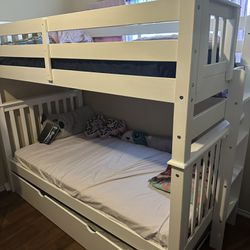 White Bunk Beds 