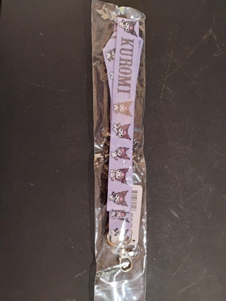 Purple Kuromi Lanyard
