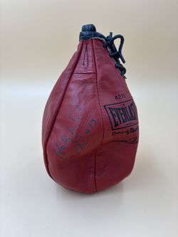 Evander Holyfield Autographed Speed Bag