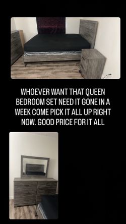 Queen bedroom set
