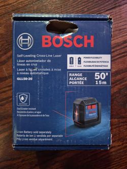 Bosch Self-Leveling Cross-Line Laser