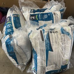 Pure lux Gel Memory Foam Adjustable Cooling Pillow, Queen 2 Pack, 20 x 28 inches