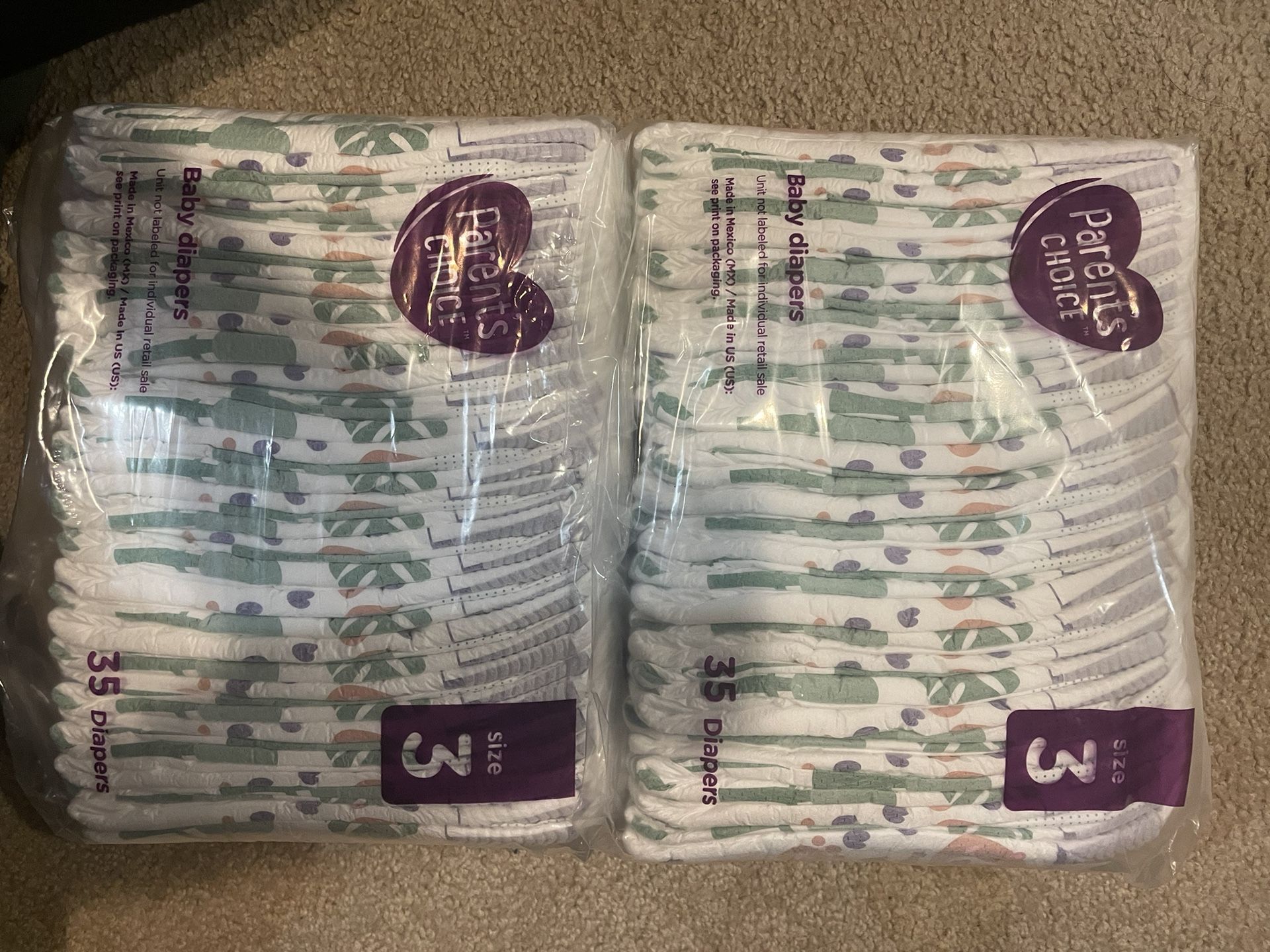 Diapers Size 3