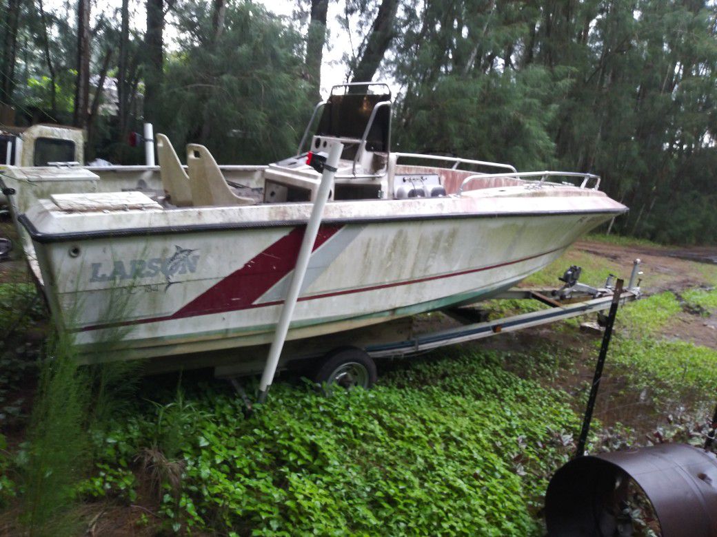Boat with purchase of trailer
